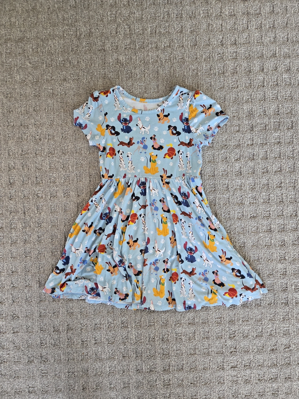 Disney Dog Print Twirl Dress